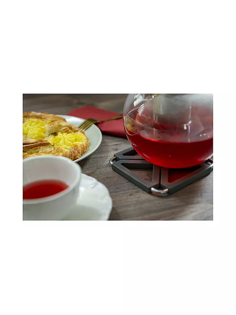 LURCH | Sottopentola in silicone pieghevole grigio ferro |