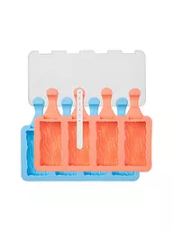 LURCH | Stampo per ghiaccioli set da 2 POPSICLE ICEFORM WAVE Aquamarine Peach | Multicolore