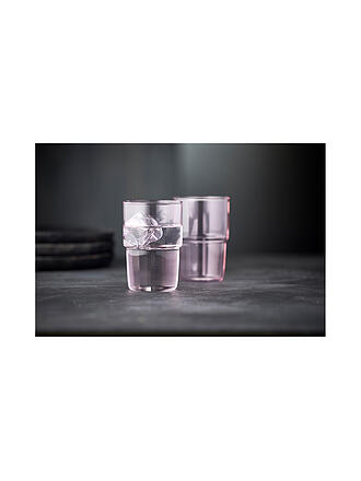 LYNGBY GLAS | Set di 2 bicchieri TORINO 40 cl Rosa