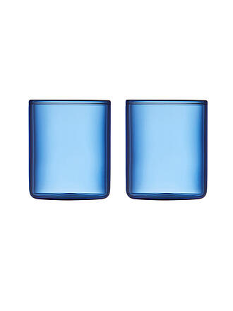 LYNGBY GLAS | Set di 2 bicchierini da liquore TORINO 6cl Blu