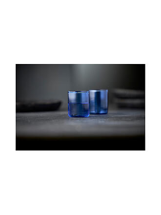 LYNGBY GLAS | Set di 2 bicchierini da liquore TORINO 6cl Blu