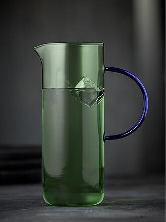 LYNGBY GLAS | Brocca in vetro TORINO 1,1 l Verde/Blu