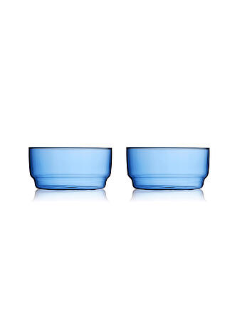 LYNGBY GLAS | Schale 2er Set TORINO 50cl Blau  