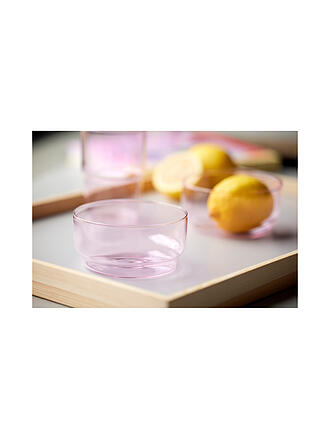 LYNGBY GLAS | Set di 2 ciotole TORINO 50cl Rosa