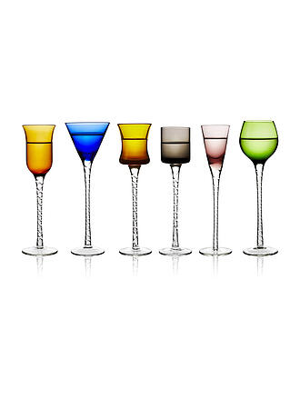 LYNGBY GLAS | Set di bicchierini da liquore 6 pz. LONDON 18cm multicolore