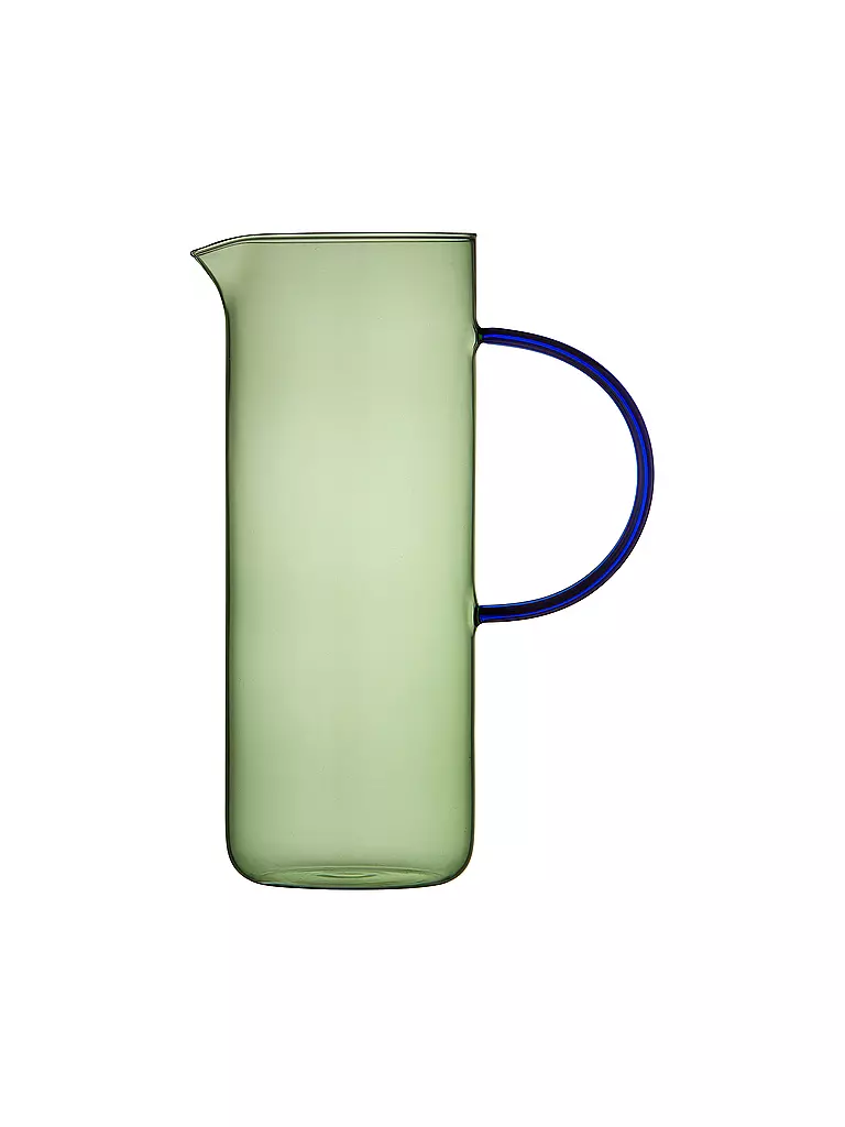LYNGBY GLAS | Brocca in vetro TORINO 1,1 l Verde/Blu | Verde chiaro