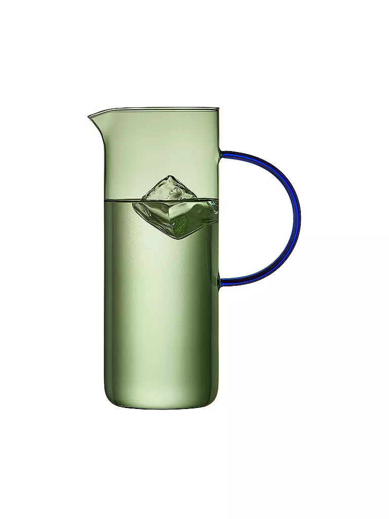 LYNGBY GLAS | Brocca in vetro TORINO 1,1 l Verde/Blu | 