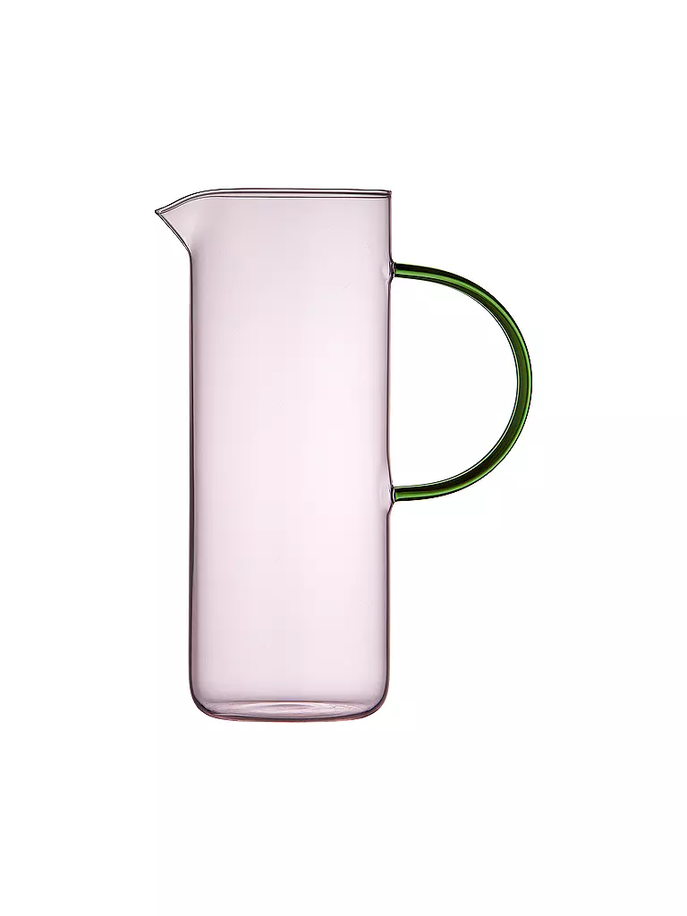 LYNGBY GLAS | Brocca in vetro TORINO 1,1l Rosa/Blu | Rosa