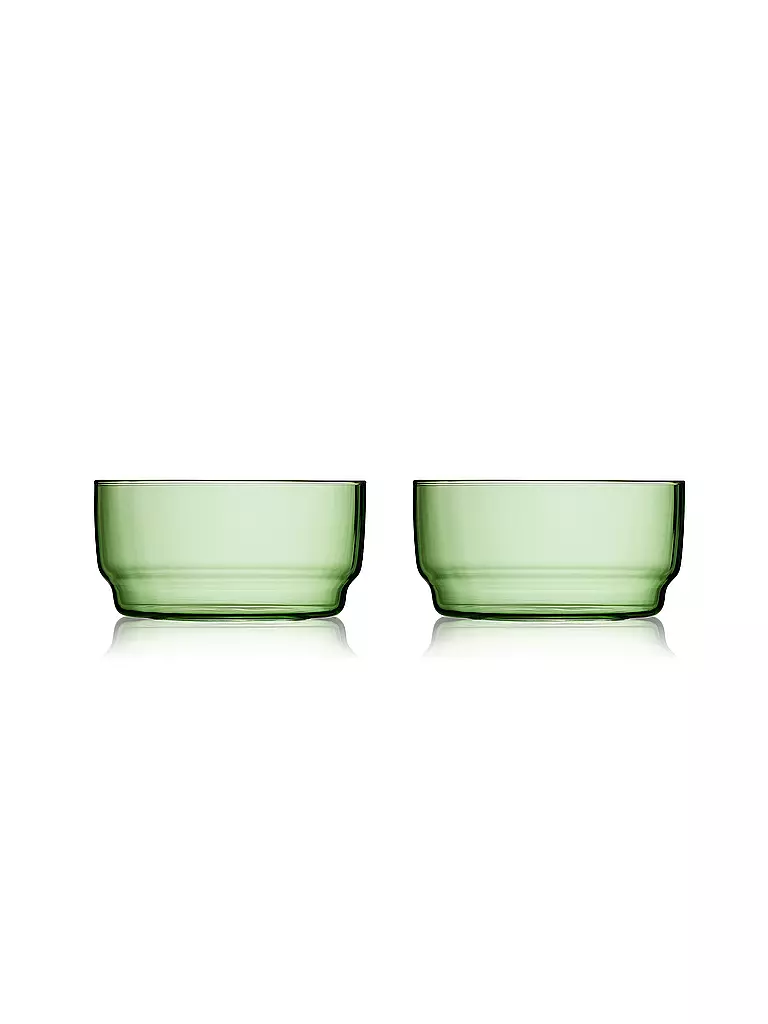 LYNGBY GLAS | Schale 2er Set TORINO 50cl Gruen  | Verde chiaro