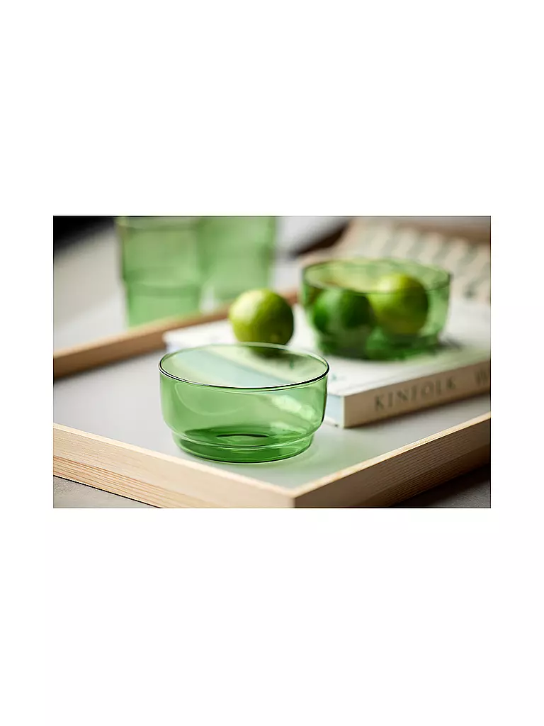 LYNGBY GLAS | Schale 2er Set TORINO 50cl Gruen  | Verde chiaro