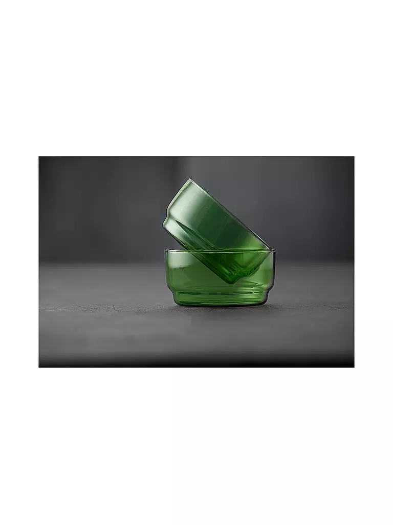 LYNGBY GLAS | Schale 2er Set TORINO 50cl Gruen  | Verde chiaro