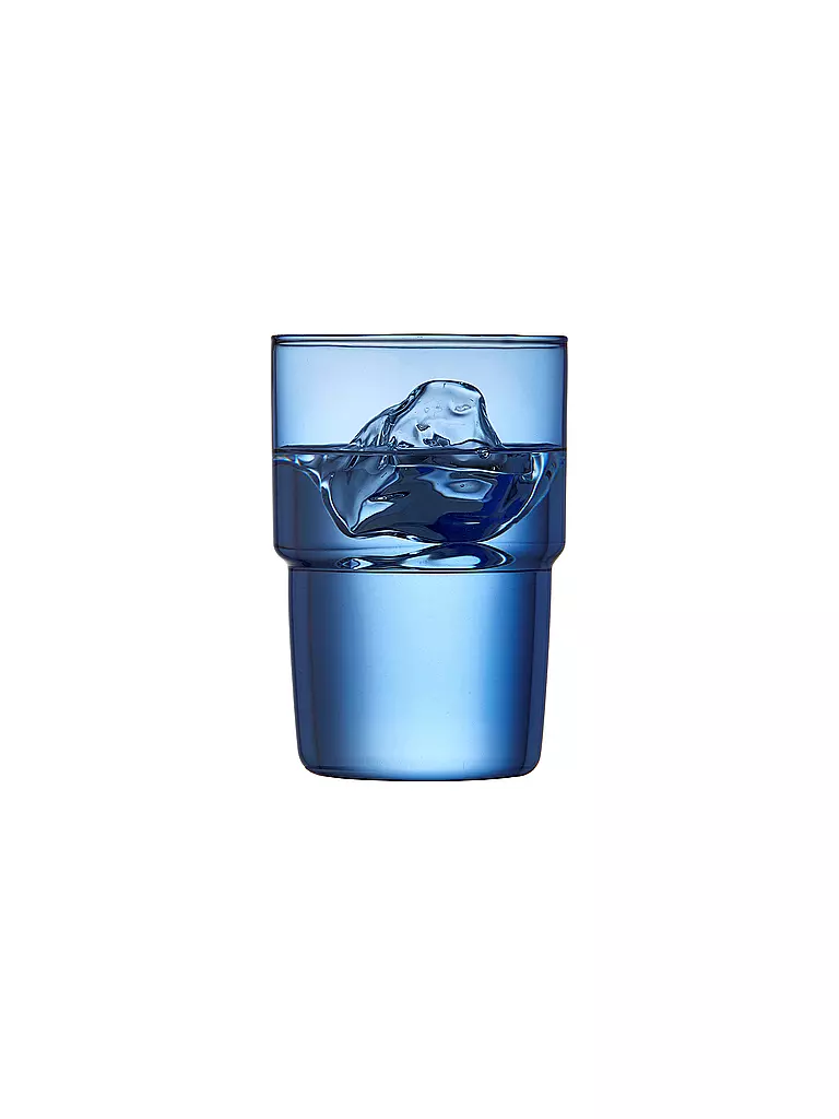 LYNGBY GLAS | Set di 2 bicchieri TORINO 40 cl Blu | 