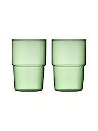 LYNGBY GLAS | Set di 2 bicchieri TORINO 40 cl Verde | Verde chiaro