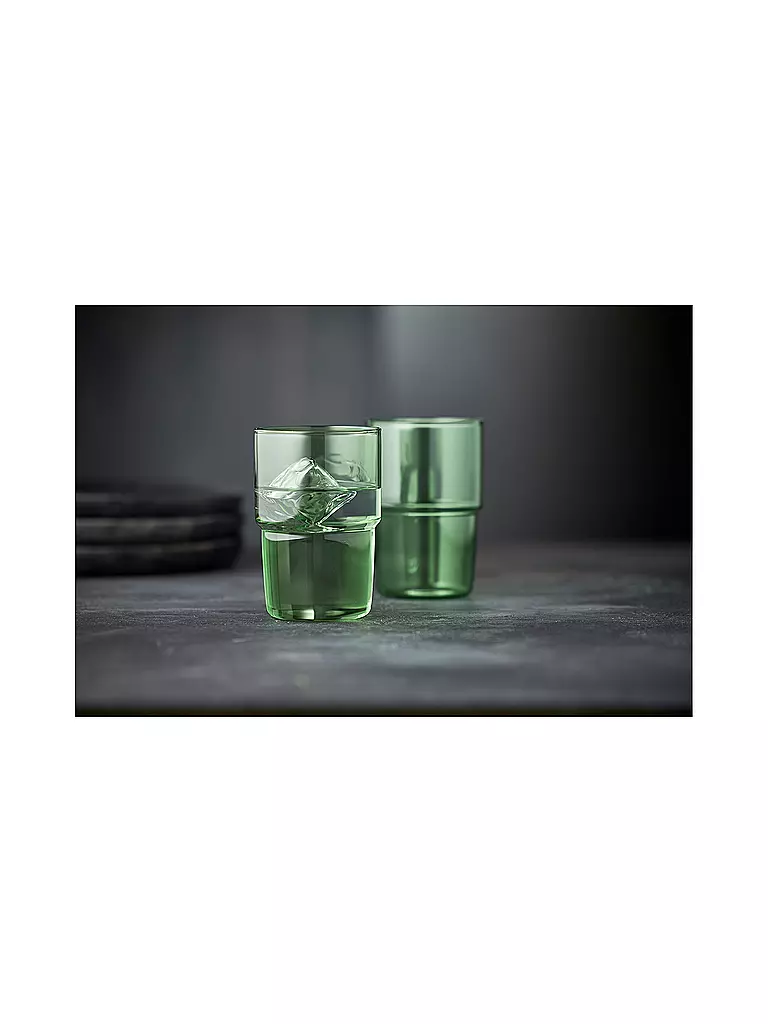 LYNGBY GLAS | Set di 2 bicchieri TORINO 40 cl Verde | Verde chiaro