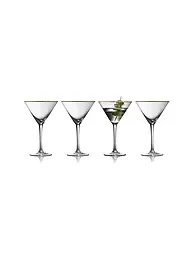 LYNGBY GLAS | Set di bicchieri da Martini 4 pz. con bordo dorato PALERMO 25cl | Trasparente