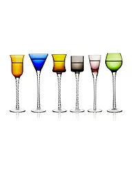 LYNGBY GLAS | Set di bicchierini da liquore 6 pz. LONDON 18cm multicolore | Multicolore