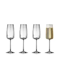 LYNGBY GLAS | Set di calici da spumante 4 pz. ZERO 30cl | Trasparente