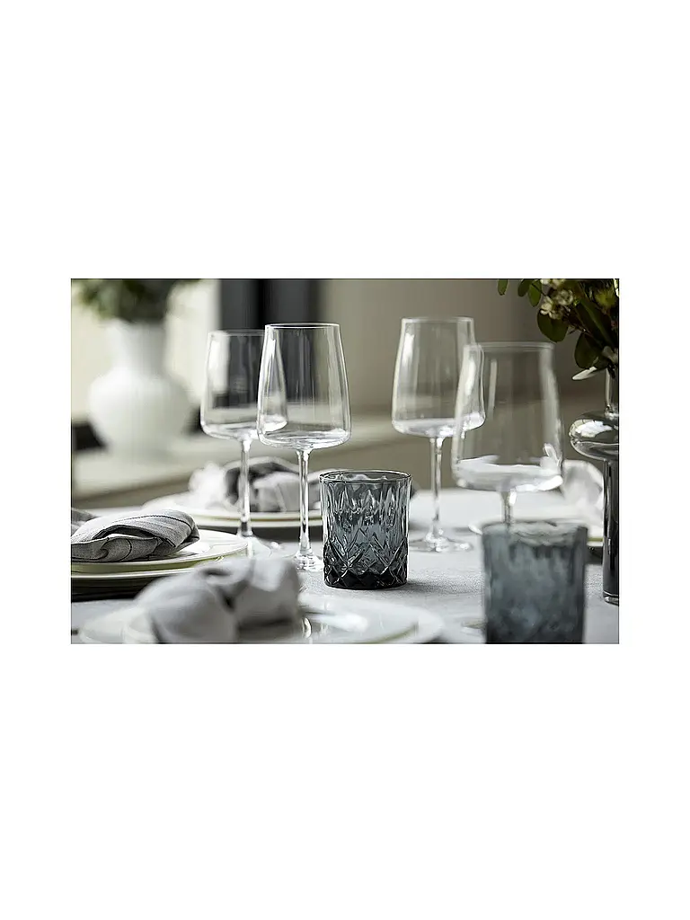 LYNGBY GLAS | Set di calici da vino rosso da 4 pezzi ZERO 54cl | Trasparente
