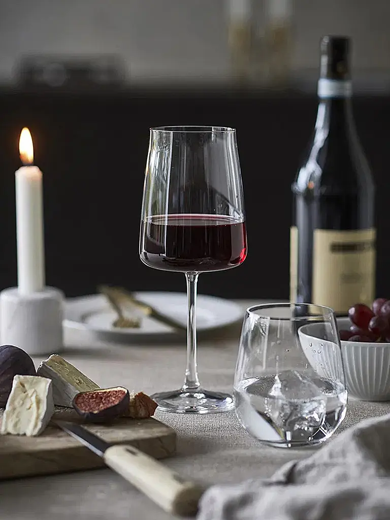 LYNGBY GLAS | Set di calici da vino rosso da 4 pezzi ZERO 54cl | Trasparente