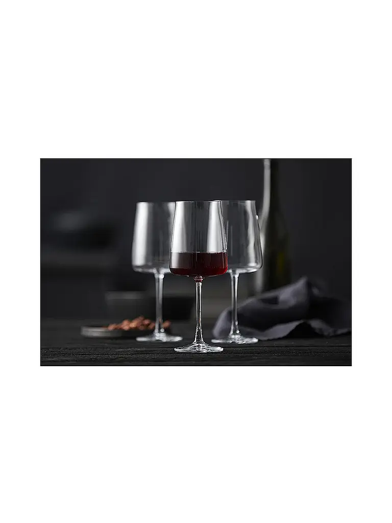 LYNGBY GLAS | Set di calici da vino rosso da 4 pezzi ZERO 54cl | Trasparente