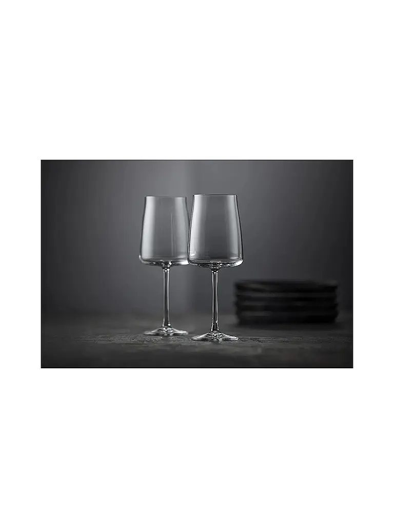 LYNGBY GLAS | Set di calici da vino rosso da 4 pezzi ZERO 54cl | Trasparente
