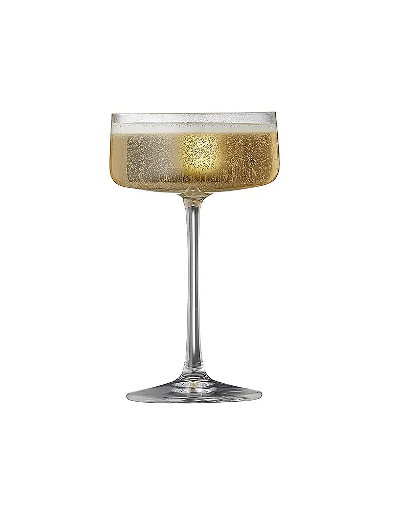 LYNGBY GLAS | Set di coppe da champagne 4 pz. ZERO 26cl | Trasparente