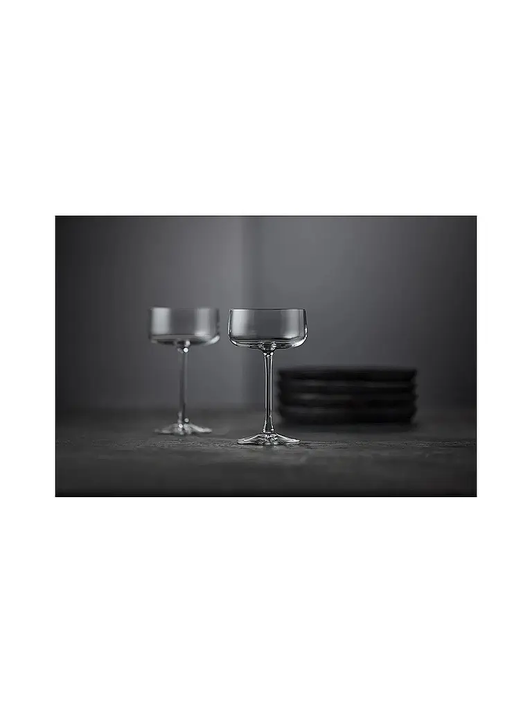 LYNGBY GLAS | Set di coppe da champagne 4 pz. ZERO 26cl | Trasparente