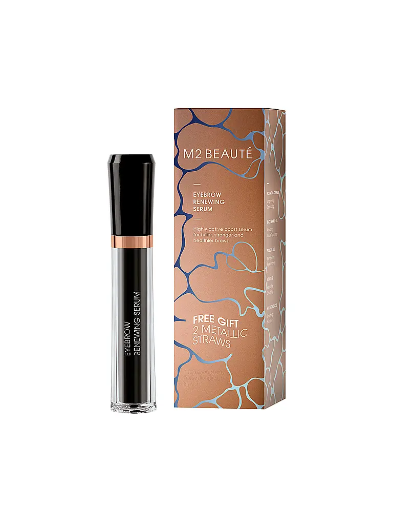 M2 BEAUTÉ | EYEBROW RENEWING SERUM Summer Edition 4ml | Trasparente