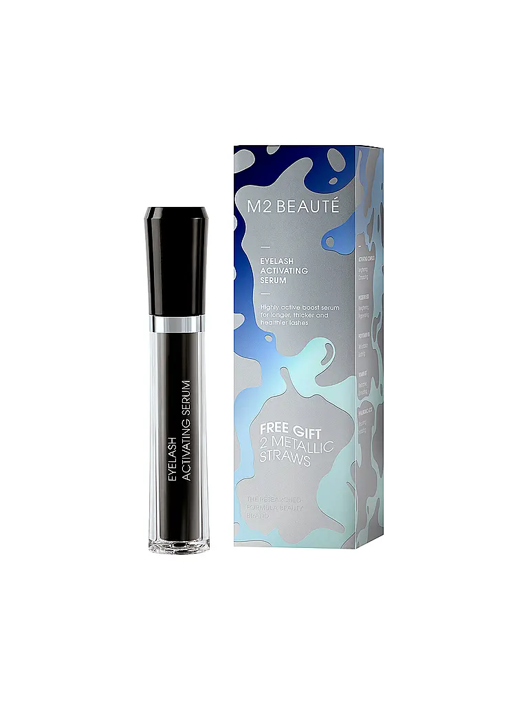 M2 BEAUTÉ | EYELASH ACTIVATING SERUM Summer Edition 4ml | Trasparente