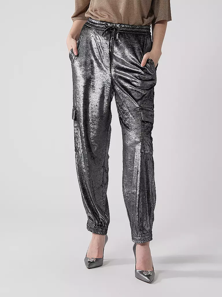 MAC | Cargohose VELVET | Argento