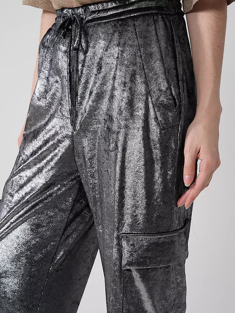 MAC | Cargohose VELVET | Argento