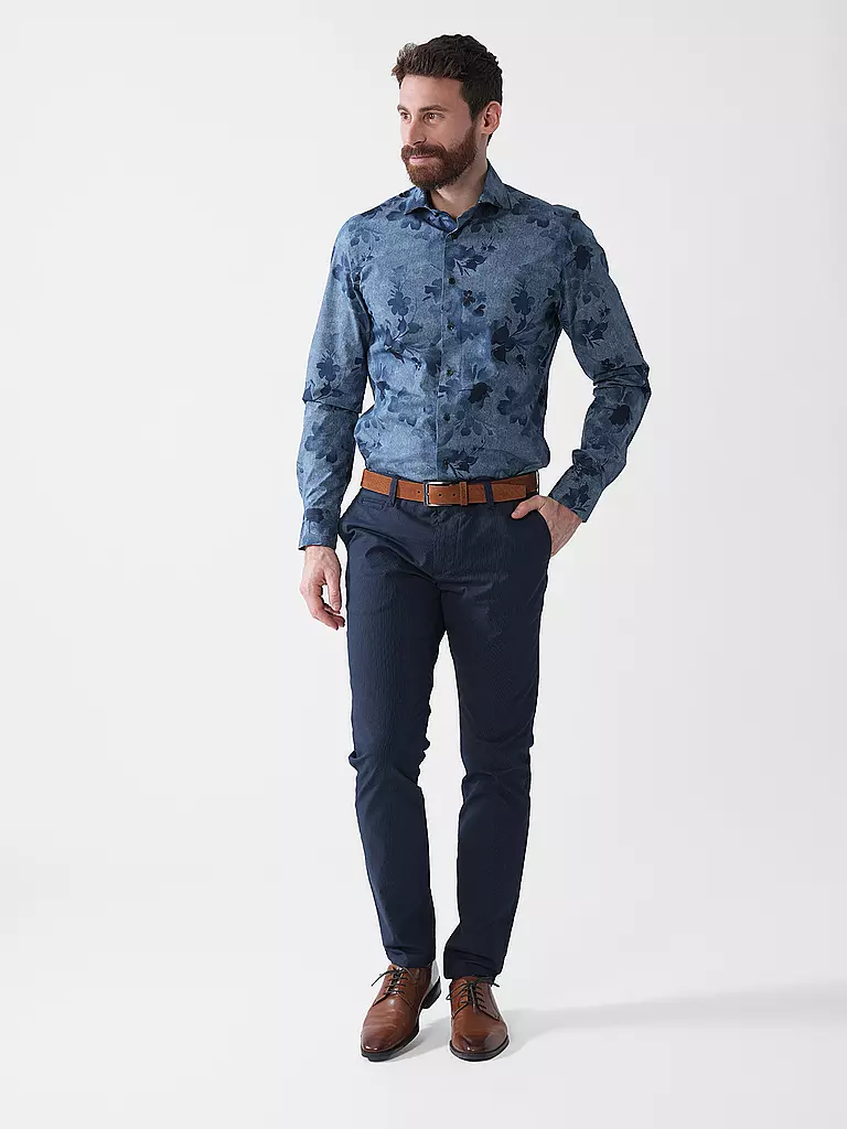MAC | Chino Modern Fit LENNOX | Blu scuro