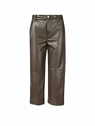 MAC | Culotte in Lederoptik " Chiara "  | Marrone