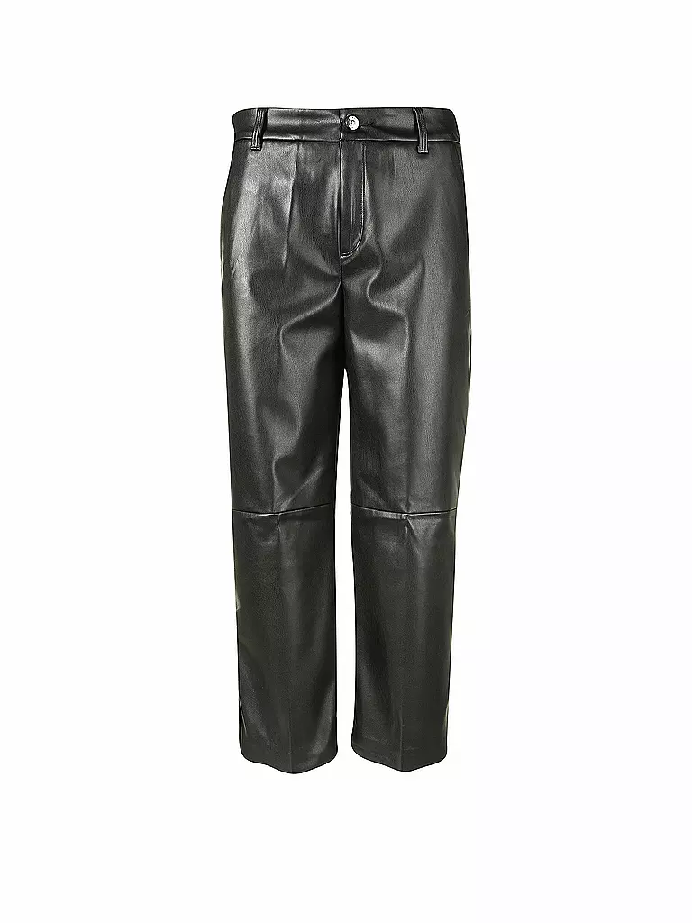 MAC | Culotte in Lederoptik " Chiara "  | Nero