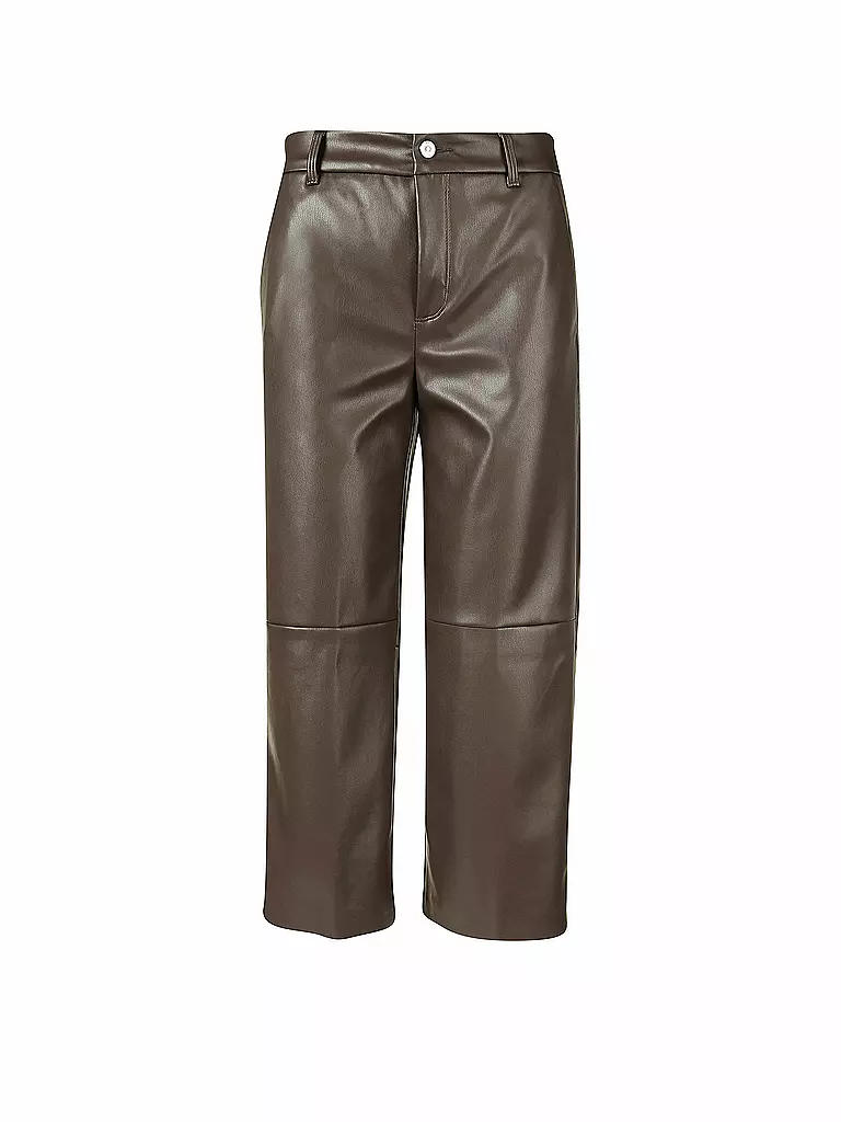 MAC | Culotte in Lederoptik " Chiara "  | Marrone