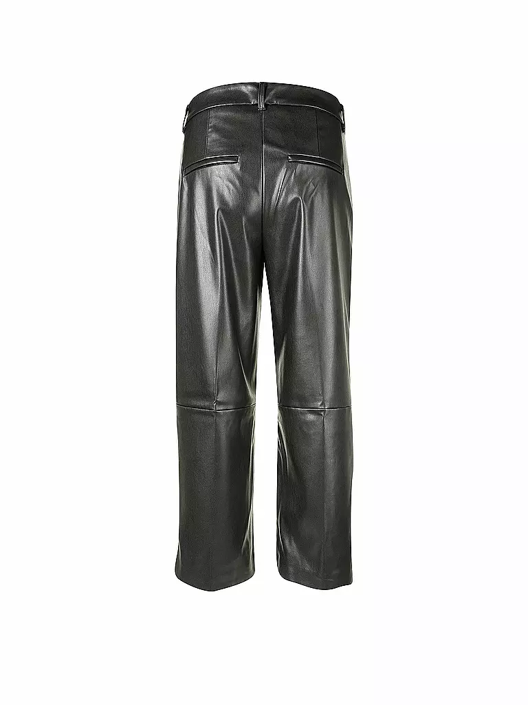MAC | Culotte in Lederoptik " Chiara "  | Nero