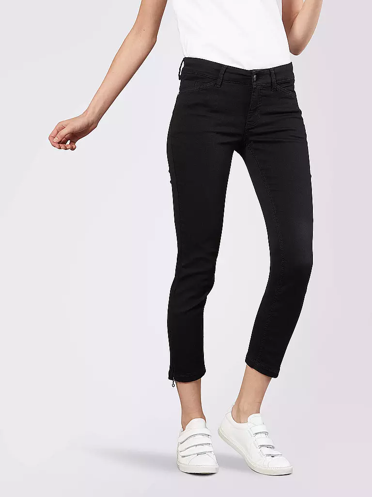 MAC | Hose Skinny Fit 7/8 Dream Chic | Nero