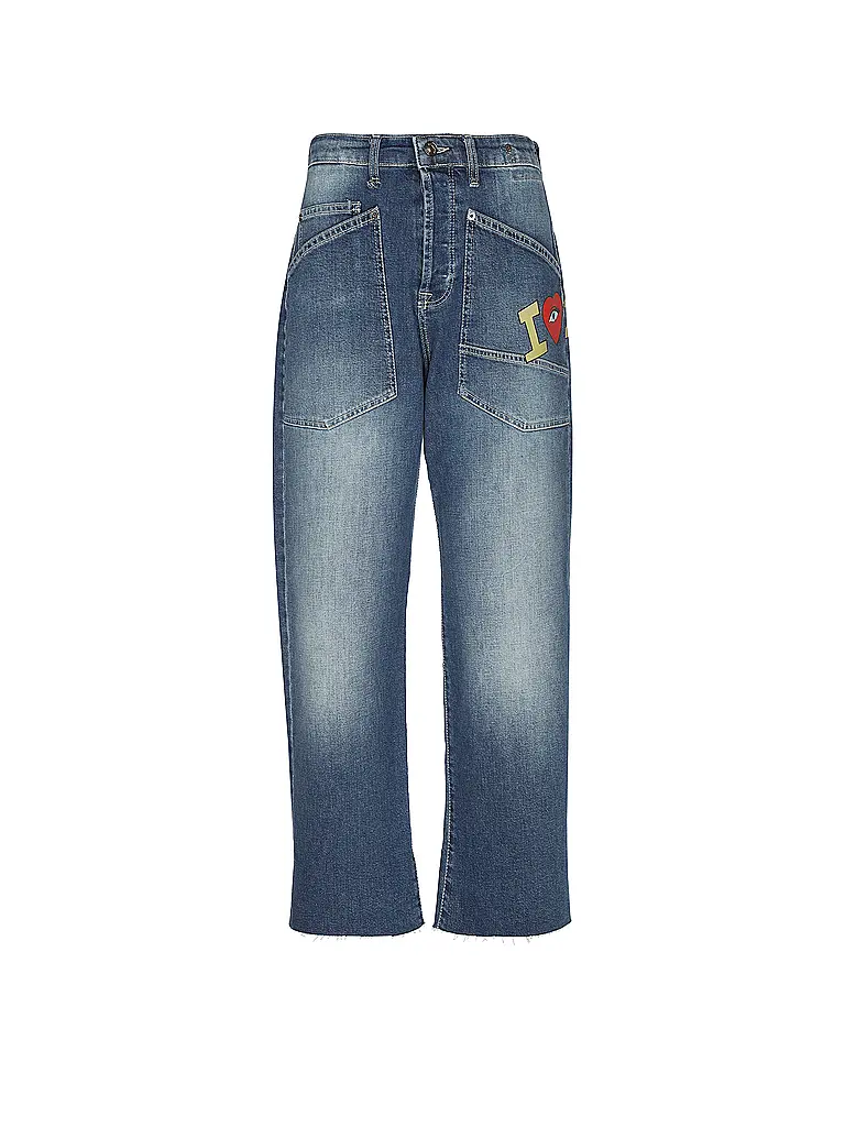 MAC | Jeans a gamba larga | Blu