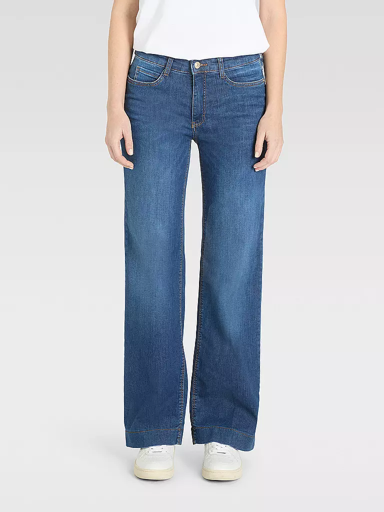 MAC | Jeans a gamba larga | Blu