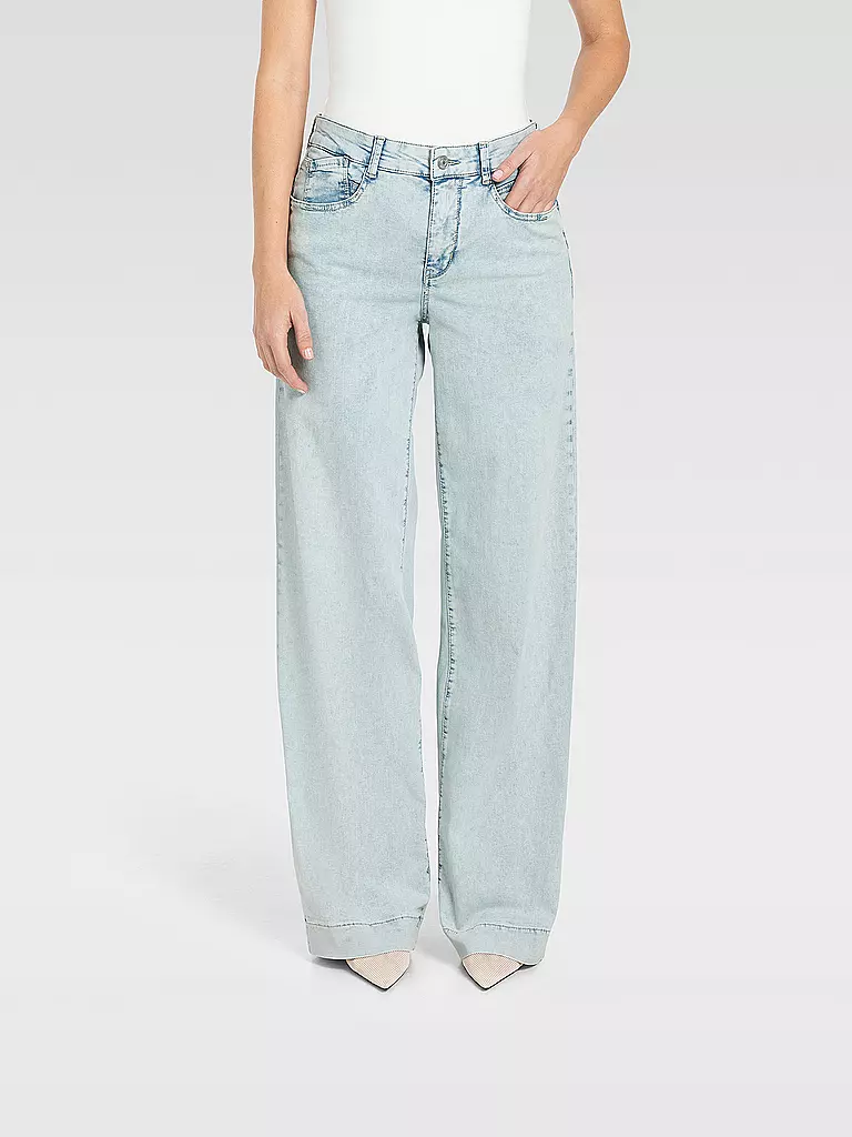 MAC | Jeans Flared Fit RICH PALAZZO | Blu chiaro