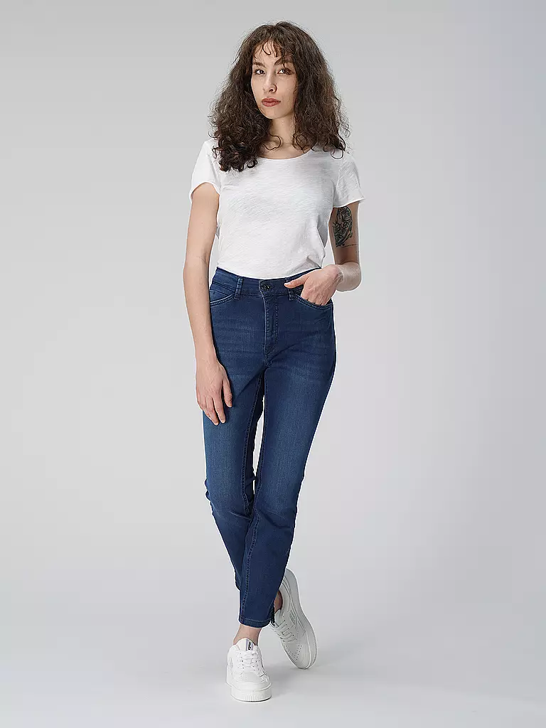 MAC | Jeans Slim Fit 7/8 DREAM SUMMER WONDERLIGHT DENIM | Blu scuro