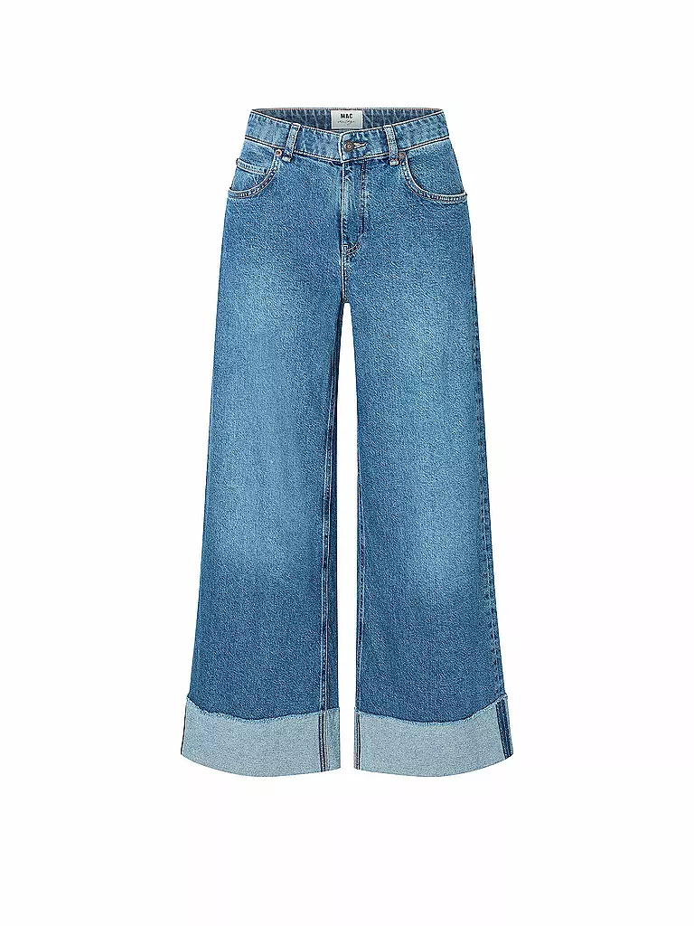 MAC | Jeans Straight Fit 7/8 NEVADA | Blu scuro