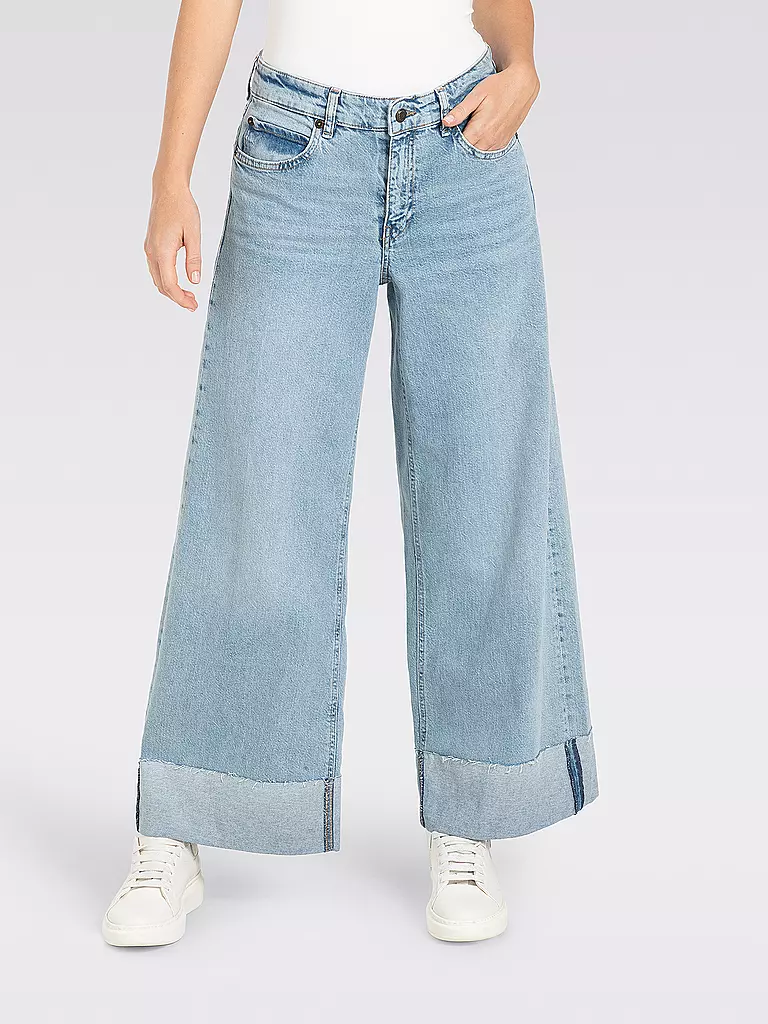 MAC | Jeans Straight Fit 7/8 NEVADA | Blu chiaro