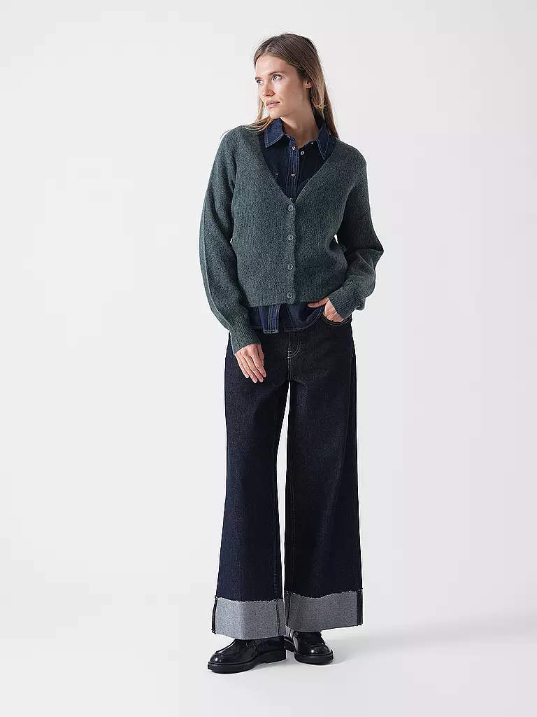 MAC | Jeans Wide Leg NEVADA | Blu scuro
