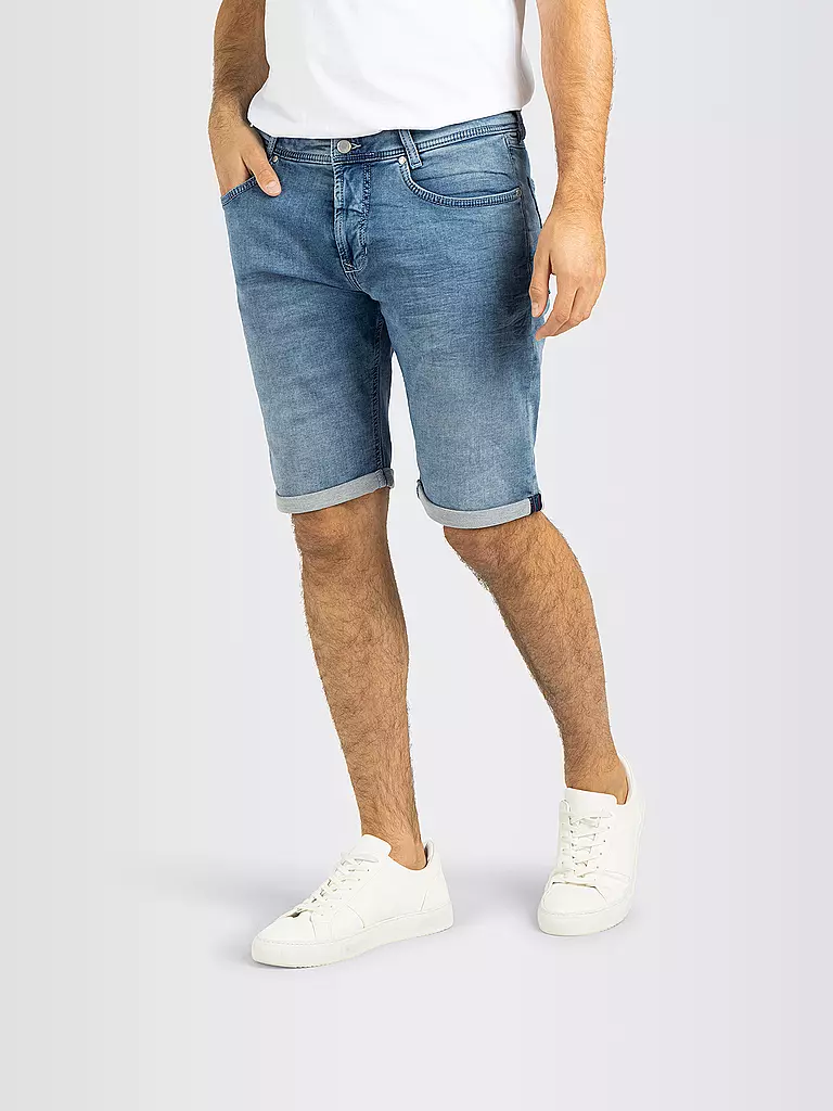MAC | Jeansshorts | Blu chiaro