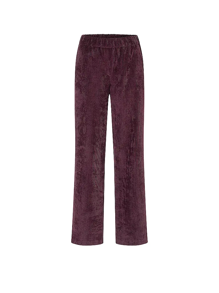 MAC | Pantaloni a palazzo CHIARA | Rosso scuro