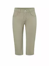 MAC | Pantaloni capri 3/4 | Oliva