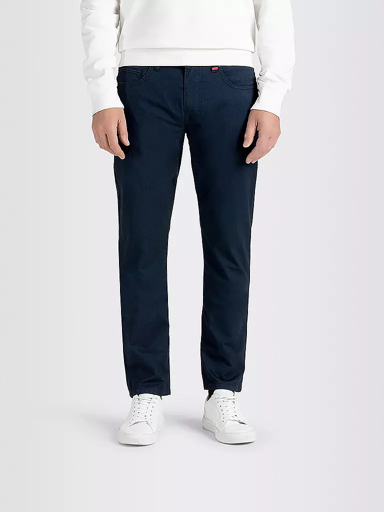 MAC | Pantaloni di lana Modern Fit ARNE (Lunghi) | Blu