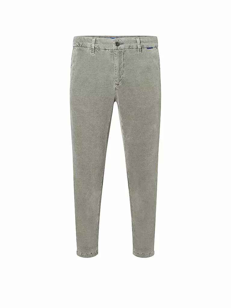 MAC | Pantaloni in velluto a coste Tapered Fit GRIFFIN | Grigio chiaro