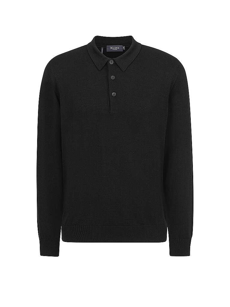 Maerz Polo-Pullover nero 48